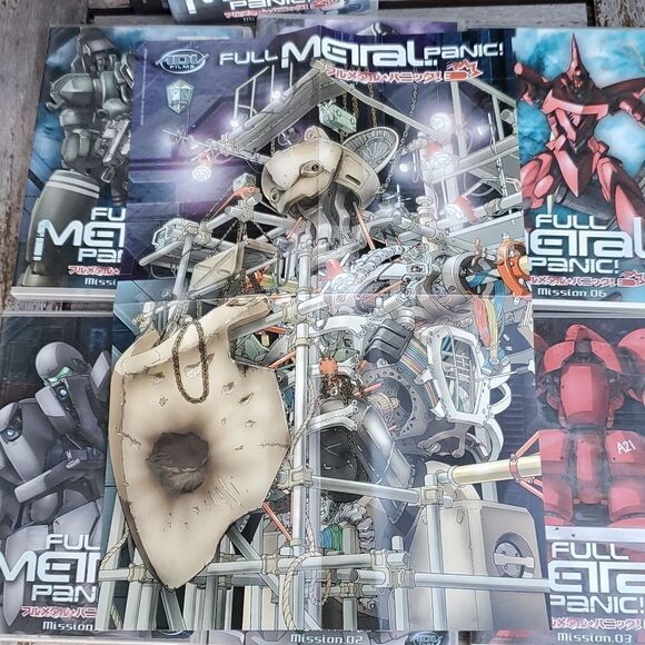 Fullmetal Panic Manga 2003 Mission 1-7 DVD and Posters - Picture 6 of 11
